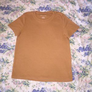 Brown Cotton Tee